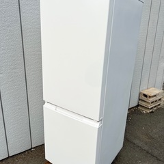 ■美品 2023年製■シャープ 179L やや大きめ2ドア冷蔵庫■SHARP SJ-D18J-W 2ドア冷凍冷蔵庫 1～2人用 マットホワイトの画像