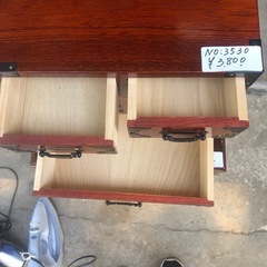 No:3530けやき工芸小物箪笥未使用品 (chen) 横川のオフィス用