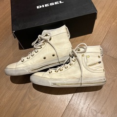 DIESEL ディーゼル　ハイカット　スニーカー　23cm  の画像