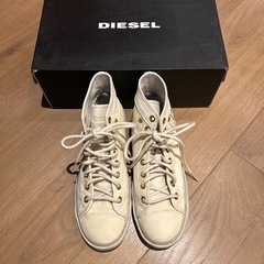 DIESEL ディーゼル　ハイカット　スニーカー　23cm  の画像
