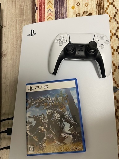 ps5 1200 とゲーミングモニター　モンハンのセット