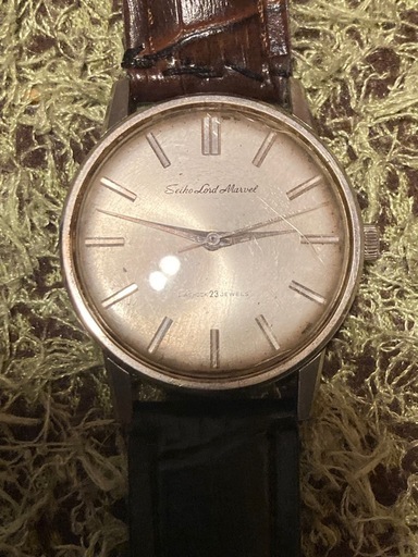 ※本日削除【稼動品】セイコー ロードマーベル 手巻き時計 23ジュエルベルト社外