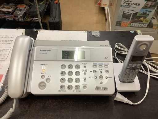 Panasonic 感熱紙FAX（子機1台） シルバー おたっくす KX-PW211DL-S リサイクルショップ宮崎屋　佐土原店　25.4.24F