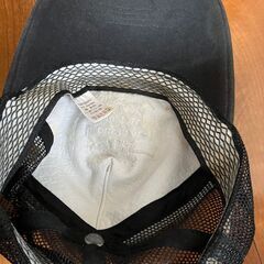 キャップ　黒　帽子　サイズ５７～の画像