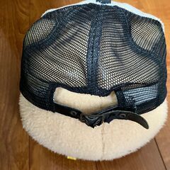 キャップ　黒　帽子　サイズ５７～の画像