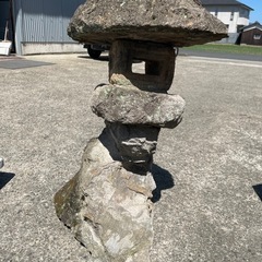 ⑥　灯篭　灯籠　燈篭　石　高さ83cm 園芸　庭の画像