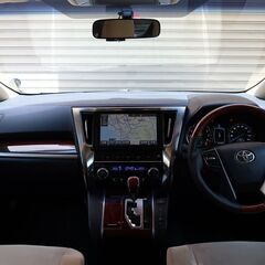 検査9年4月アルファード 2.5X 7人乗/後期仕様/モデリスタエアロ/社外20インチ/純正8インチナビ/地デジ/バックカメラ/両側パワスラ/BT音楽/ETCの画像