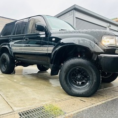 ランドクルーザー80 ディーゼル　サンルーフ　ベットキット　リフ...
