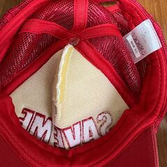 キャップ　赤　帽子　サイズ５４～の画像