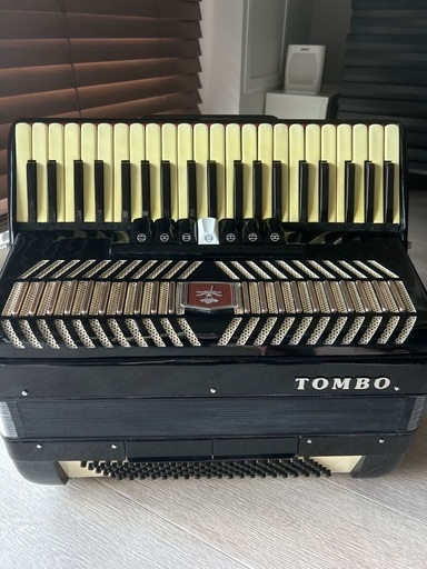 アコーディオン Tombo T32N 全鍵盤発音OK 専用バッグ セット 美品
