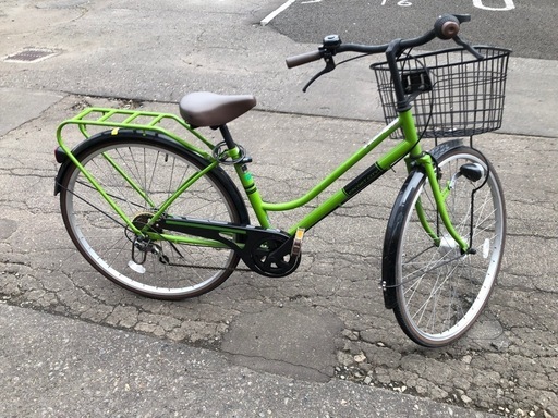 防犯登録解除済み　27インチ　6段切り替え　LEDライト付き