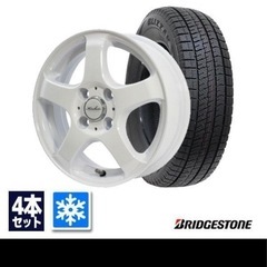 新品未使用　155/65R14 スタッドレスタイヤホイールセット...