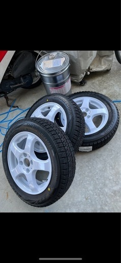 値下げしました❗️新品未使用　155/65R14 スタッドレスタイヤホイールセット ブリヂストン BRIDGESTONE BLIZZA