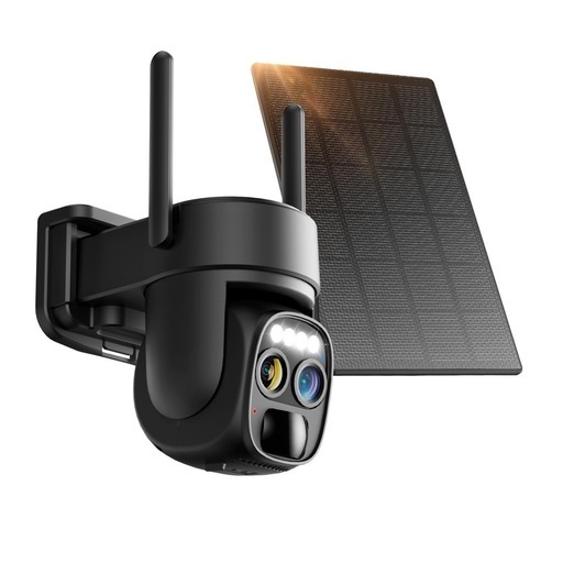 新品未使用】防犯カメラ 屋外 ソーラー 2K解像度 WiFi 監視