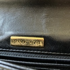 お取引ありがとうございました。ハナエモリの黒いセカンドバック兼ショルダーバック⚠️ただいまお取引お話し中です⚠️の画像