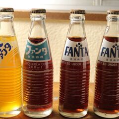 当時物 未開栓 ファンタオレンジ ファンタグレープ 200ml 瓶の画像