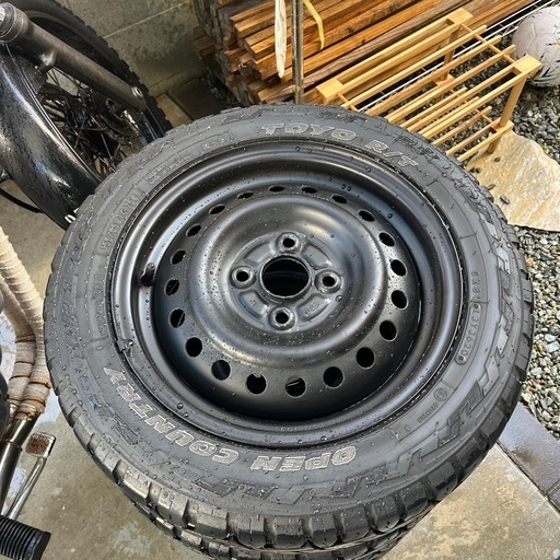 決まりました　オープンカントリーrt 155-65R14