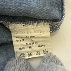ディニムシャツ　レディース　Sサイズ　の画像