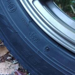 DUNLOP EC-202 155/65r14 2021年製 アルミ付4本セット の画像
