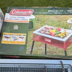 コールマングリル　BBQセットの画像