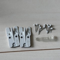 無印 壁に付けられる家具棚44cm ウォルナットの画像