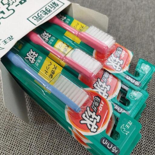 歯ブラシ(毛先が球)大きめヘッドかたさふつう1本ずつバラ売り