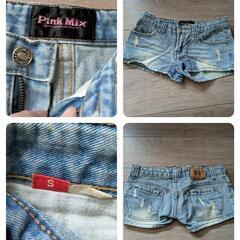 Pink Mix Sサイズ ＆ tommy jeans Sサイズ ホットパンツ2着セットの画像