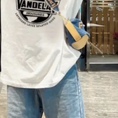 【未使用】コットン製ビンテージ風 Tシャツ Mサイズ ゆったり ...