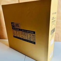 新品未開封、未使用　タキズミ　木製枠　LEDシーリング　リモコン付き　の画像