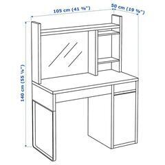 IKEA MICKE ミッケ 学習机　勉強机の画像