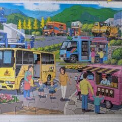 くもんパズル 　STEP１・２・３・４ (のりもの)　幼児教材　№4の画像