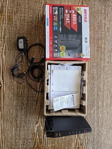 BUFFALO WSR - 6000AX8P-MB (ひろし) 偕楽園のPCパーツの中古