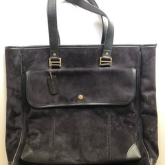 COMME CA ISM スエードバッグの画像