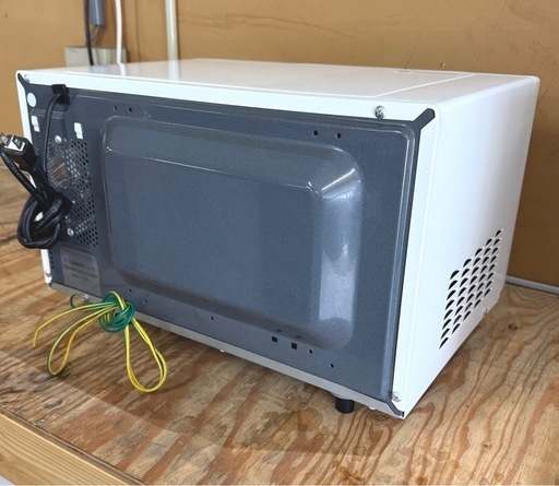 お引取り限定 美品 21年製 SHARP シャープ 17L 単機能電子レンジ RE-TS171-W 庫内フラットタイプ