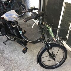 地域限定送料無料　パスバビー　子供乗せ　12,3AH　黒　神戸市　電動自転車 地域限定送料無料 ヤマハ パスバビー 子供乗せ 12,8AH 三人乗り 黒