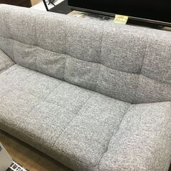ソファベッド　グレー系　布