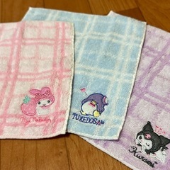 決まりました キッズハンカチ 3枚セット