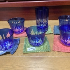 切り子グラス6セット