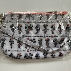 【未開封】ミッキー&ミニー カードケース付きミニポーチ 