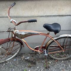 レトロな自転車（ビーチクルーザー）