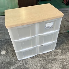 衣装ケース　収納ケース　収納棚　家具【横62.4奥37.9縦61.5cm】の画像