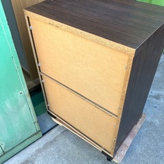食器棚　キッチンボード　キッチン収納　レンジボード　家具【横58.5奥41.5高81.5cm】の画像