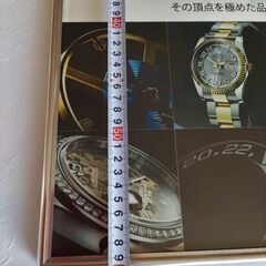 ロレックス店頭パネルの画像