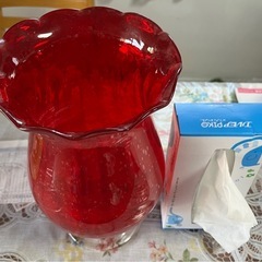 琉球ガラス、花瓶、壺②の画像