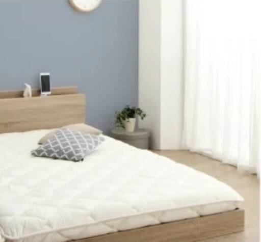 セミダブル 布団でも使える フロアベッド ローベッド シナモン