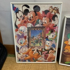 ディズニーパズル枠付　4点 の画像