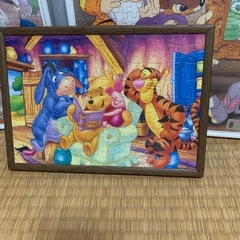 ディズニーパズル枠付　4点 の画像