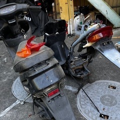 ホンダ スーパーディオ AF27 2台セット 原付の画像
