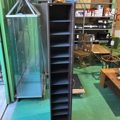 下駄箱　収納棚　玄関収納　家具【奥35.5横29高179.5cm】の画像
