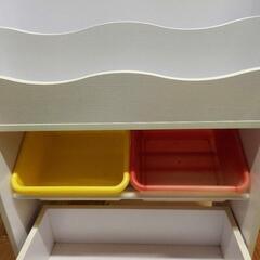 ※取引中　子供用　本棚おもちゃ収納の画像